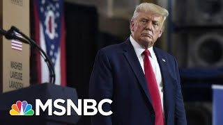 Trump Speechless After Reporter Asks If He Regrets Lying To Americans | The Last Word | MSNBC