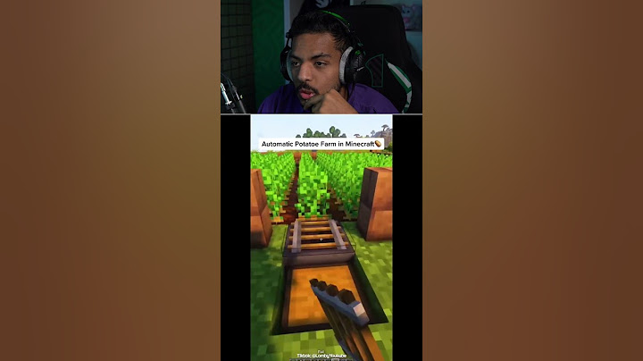 اكثر مزرعة بطاط متطورة في ماين كرافت