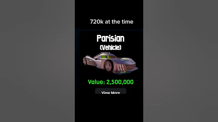 Jailbreak vehicle values (limited edition)