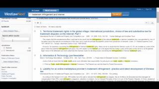 WestlawNext: Intro to Journal Article Searches