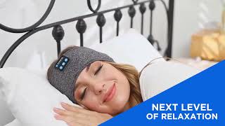 Wireless Bluetooth Sleeping HeadBand | Sleeping  Wireless  Headband | Product Video - TriNet Studios screenshot 2