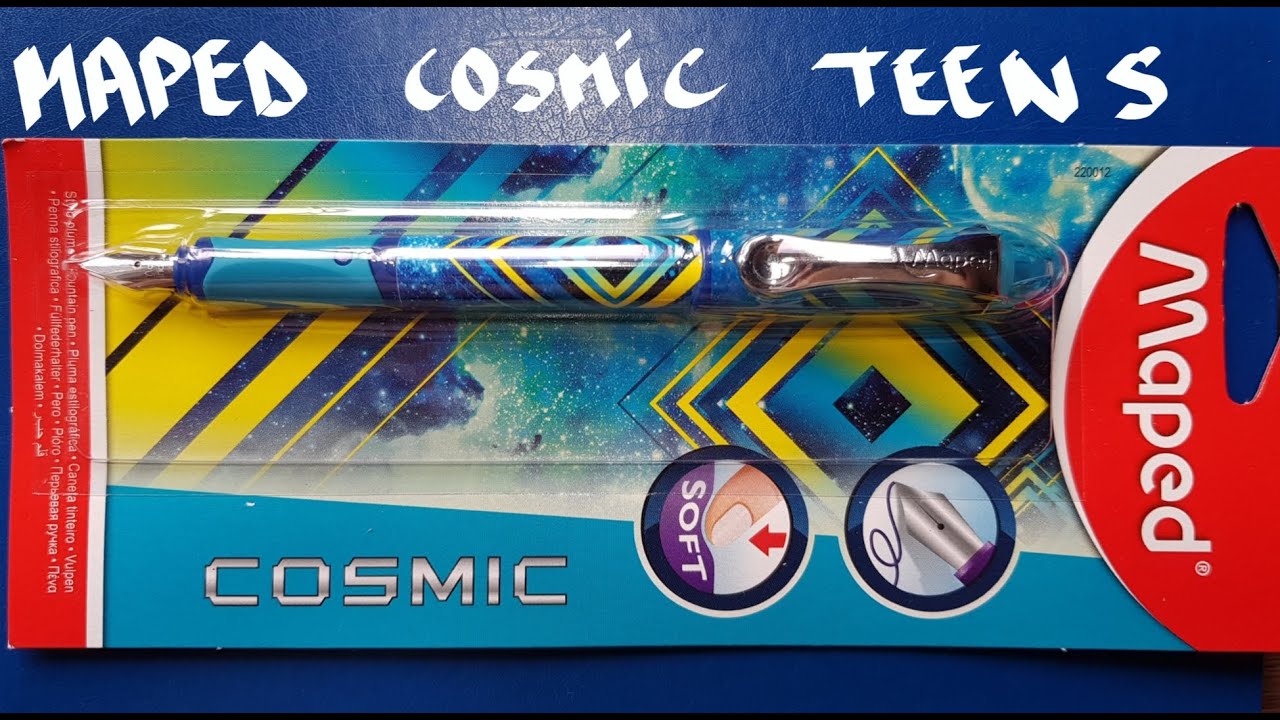 MAPED Cosmic Teens Blue Fountain Pen Review 