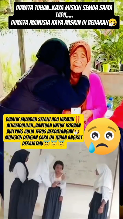 donasi untuk aulia korban bullying terus berdatangan #viralvideo #trending