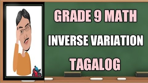INVERSE VARIATION TAGALOG