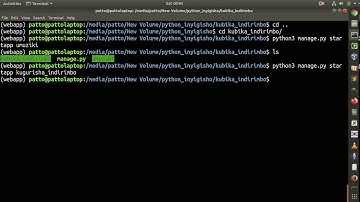 2.KinyaRwanda+English(Web App) Django python / creating project