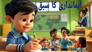 Lesson on Honesty | ایمانداری کا سبق | Urdu Moral Story for Kids | @kidsstorydunya