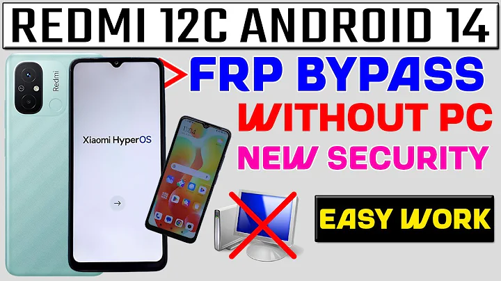 Xiaomi Redmi 12C FRP Bypass | HyperOS 1.0.10 Android 14 (Without PC)