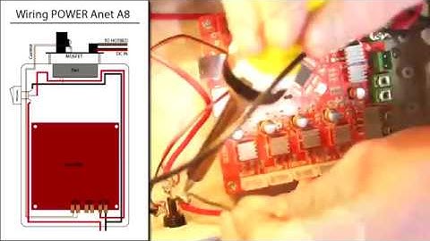 Anet A8 custom frame build (Electronics 003 - DC Master Power Switch Wiring)