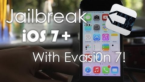 Jailbreak iOS 7.0+ Untethered iPhone 5S/5C/5/4S & iPod Touch/iPad with Evasi0n! (HD)