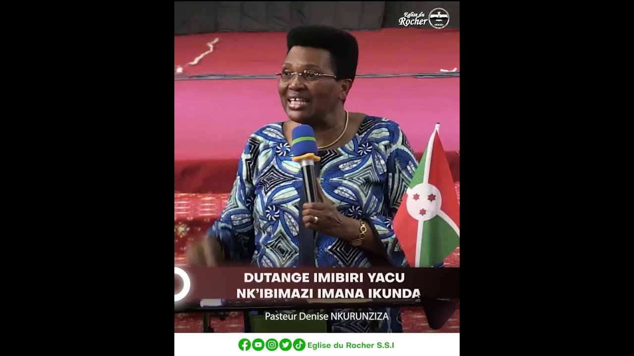 Dutange imibiri yacu nk'imibiri Imana ikunda - Pasteur Denise Nkurunziza