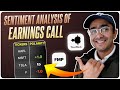 How to do Sentiment Analysis of Earnings Call Transcript using TextBlob & FMP API ✅