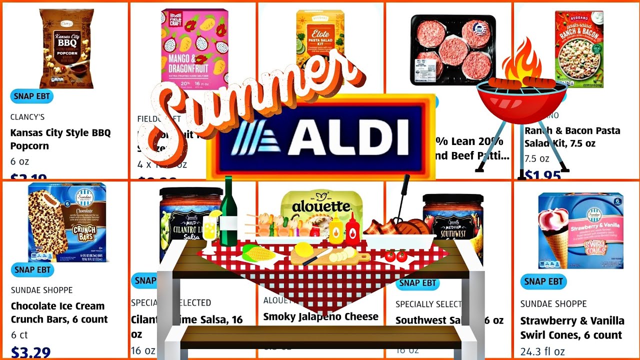 ALDI SUMMER GROCERY NEW 2025