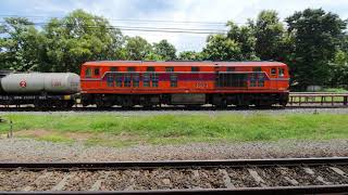 Alstom 4146 ทำสับเปลี่ยน เร่งเครื่องกระหึ่มทำลมริ้วขบวนรถน้ำมัน 642 freight train 642