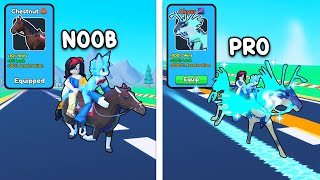 I WENT FROM NOOB TO PRO IN HORSE RACE SIMULATOR (Roblox) screenshot 4