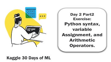 Kaggle 30 Days of ML  Day2 Exercise | Exercise: Syntax, Variables, and Numbers