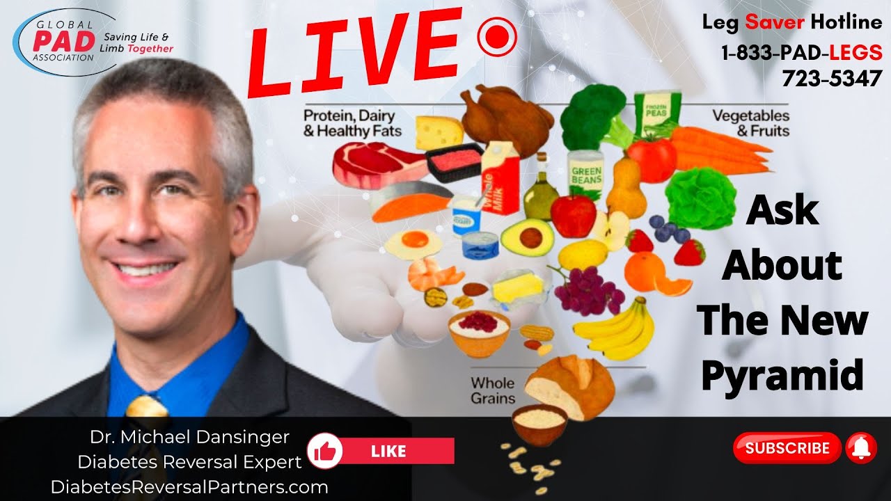 Ask Questions About The New Food Pyramid LIVE | Dr. Michael Dansinger