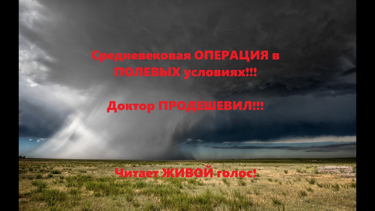 Средневековая ОПЕРАЦИЯ в ПОЛЕВЫХ условиях!!!Доктор ПРОДЕШЕВИЛ!!!Читает ЖИВОЙ голос! (Гл 3 ч 2)