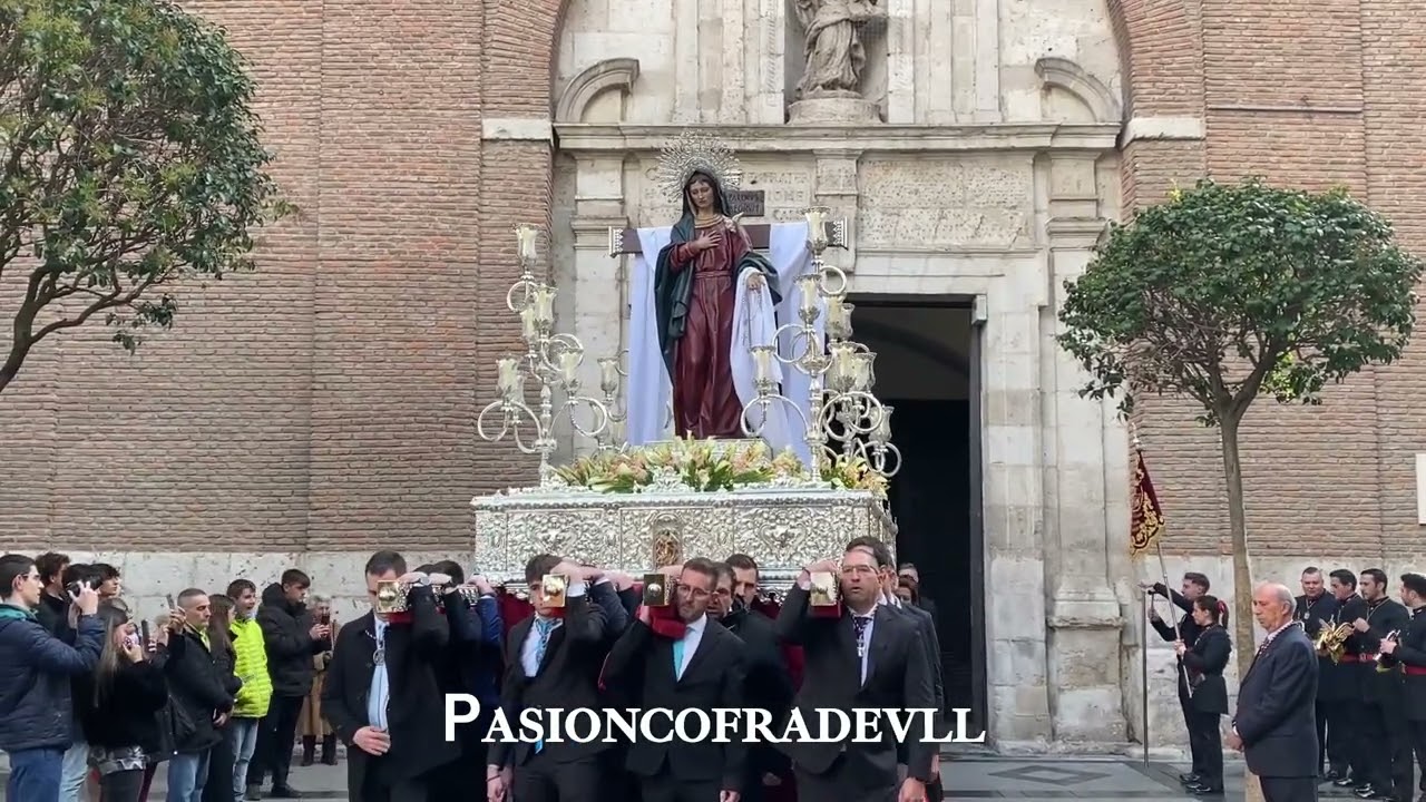Salida Virgen de la Amargura. Procesión Siete Dolores Valladolid. Cuaresma 2024