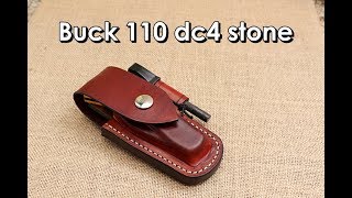 Making a buck110 knife pouch dc3 stone