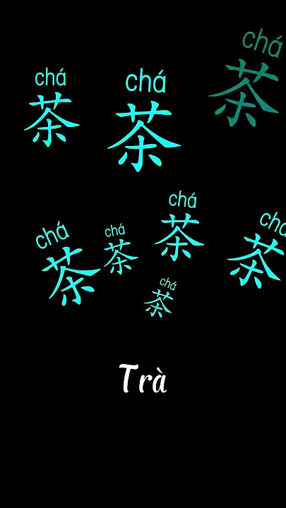 Tea Chinese vocabulary remix