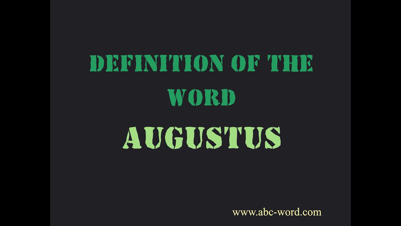 Definition of the word 