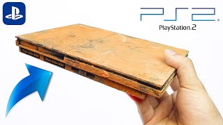 Restoring a Junk PlayStation 2 Slim - Can It Be Done ? Retro Console Restoration
