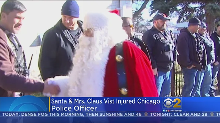 Santa Visits Recovering CPD Officer