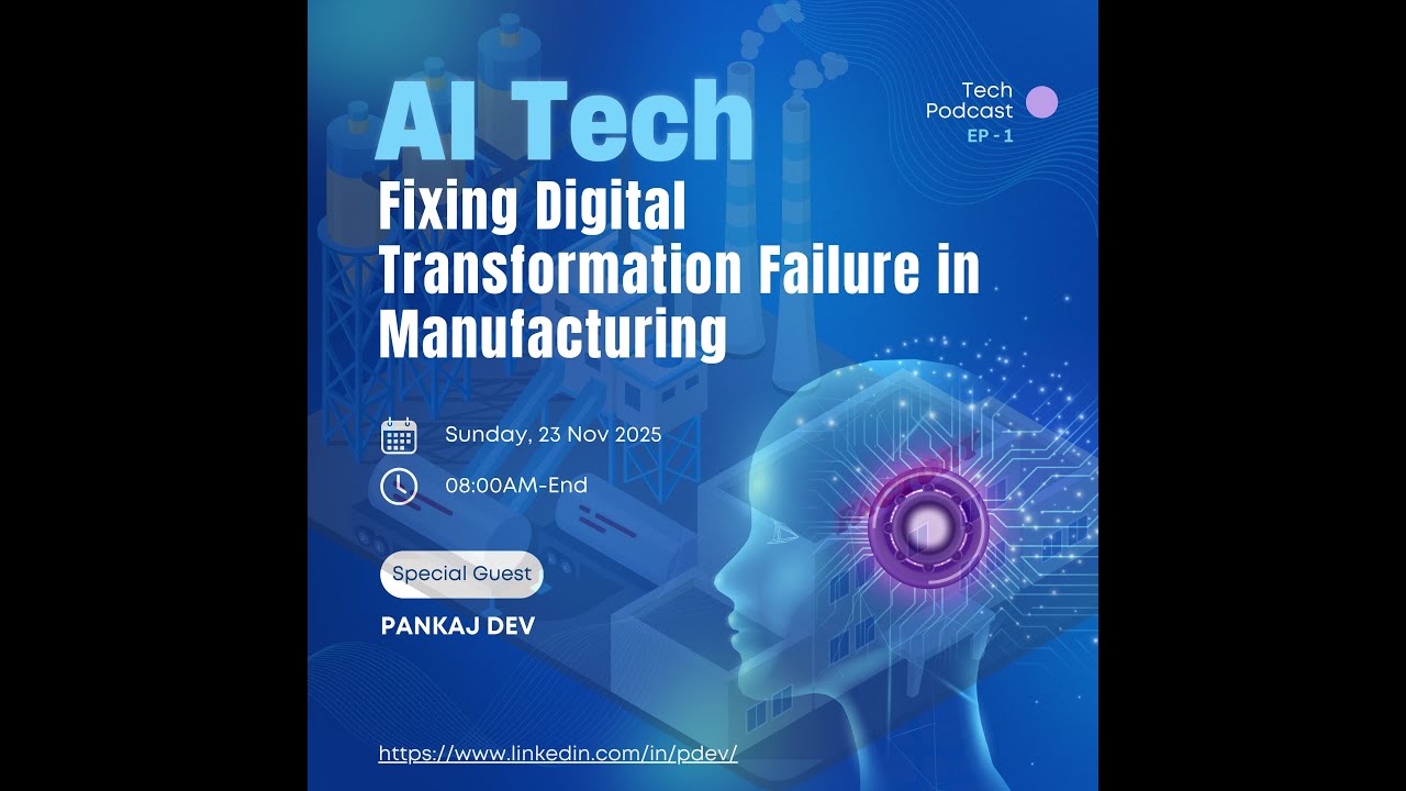 Fixing Digital EP1 - Fixing Digital Transformation Failure in Manufacturing - YouTube