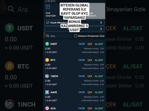 BİTEXEN GLOBAL 5 USDT KAZANMA REFERANS KODU=3843607