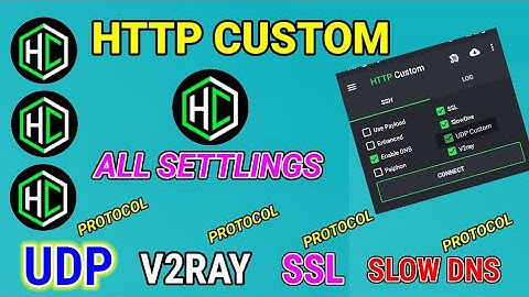 How to set up HTTP custom via UDP, SlowDNS,V2ray,SSL, OpenVPN and Psiphon setup for secure browsing