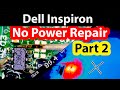 Dell Inspiron 7373 No power Repair Part 2 -  Fixed Faulty Mosfet