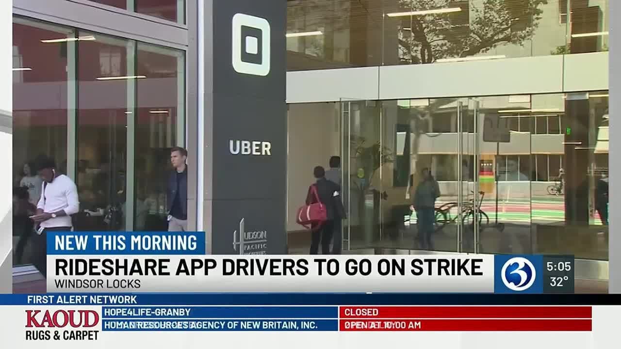 VIDEO: Rideshare drivers plan to strike at Bradley Airport - YouTube