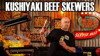 Kushiyaki beef skewers