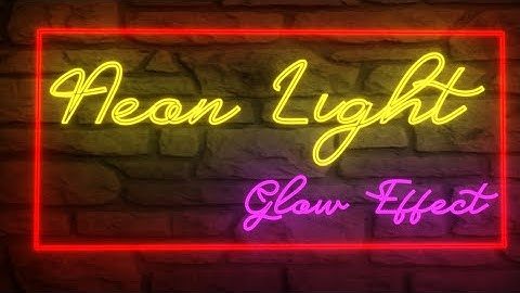 Neon light Modeling using v ray in 3ds max / V ray create neon light in 3ds max / Bloom Glare effect
