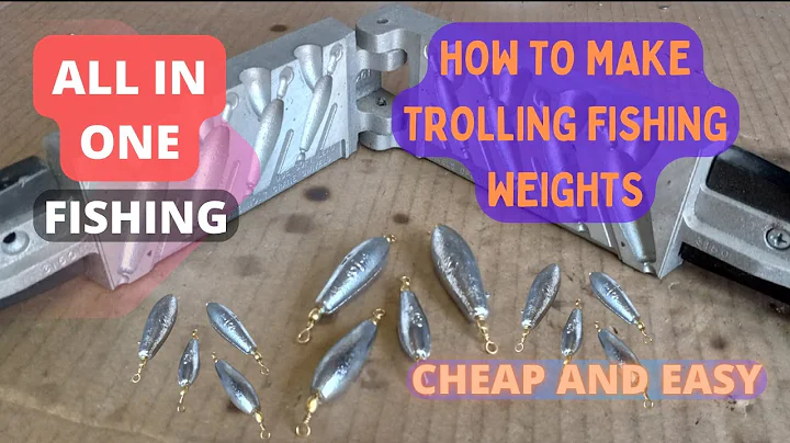 HOW TO make your OWN TROLLING fishing weights. #howto #fishing #weights #tackle