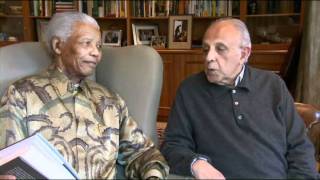 Nelson Mandela receiving copy of Conversations with Myself.avi