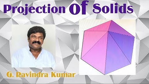 Projection of Solids || Pentagonal Pyramid || By G Ravindra Kumar