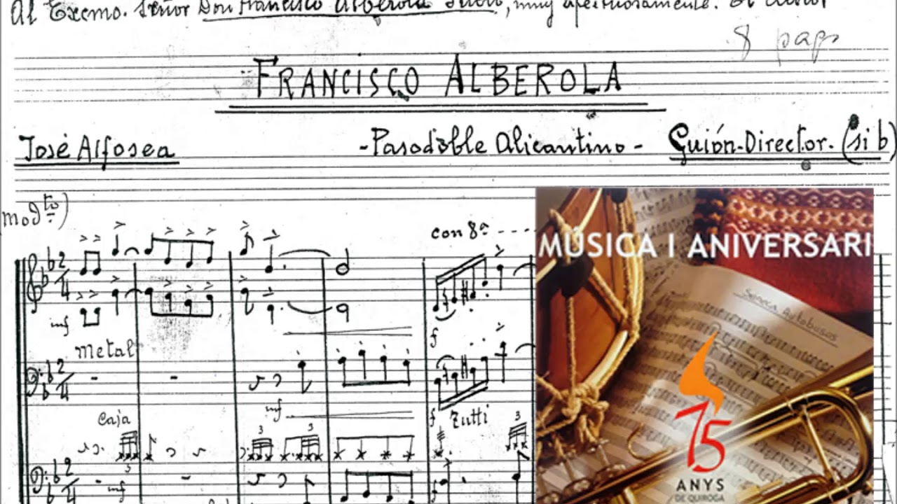 FRANCISCO ALBEROLA (José Alfosea Pastor) Obra 2.1.14