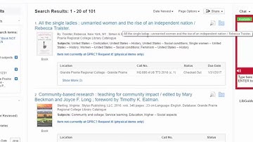 Finding Print Books @ GPRC