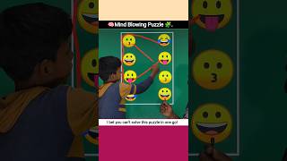Can You Solve This? 🧠 Connect the Emoji Puzzle without Crossing Lines!#IQTest #shorts #viral