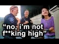 Cops Can't Keep a Straight Face With SUPER Psycho Karen