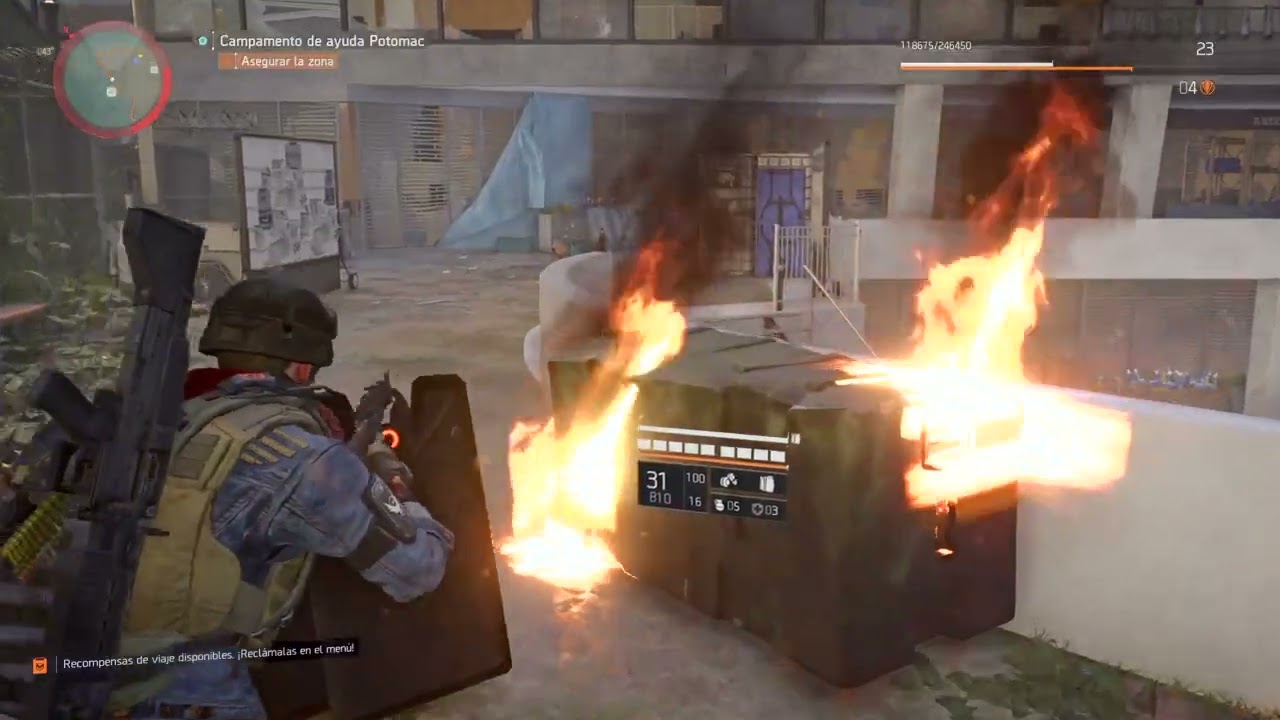 Tom Clancy's The Division® 2 Mision Potomac finalizando con Éxito