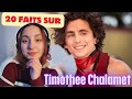 20 faits sur timothe chalamet