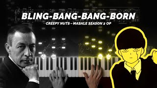 MASHLE OP2 - Bling-Bang-Bang-Born (but it's a mash-up) - Piano Cover