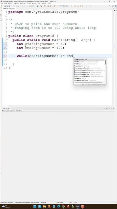 Write a java program to print the even numbers ranging from 50 to 100 ...