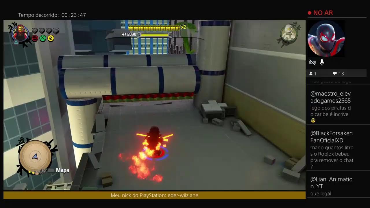 Jogando lego ninjago :)