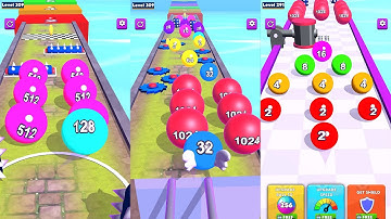 2048 Colors Ball Run 💸🎱❤️ Max Levels All Levels Gameplay Walkthrough Android, iOS