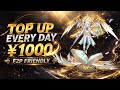Arcadia: Breath of The Land MMO - Top Up Every Day ¥1000 , Full Skin : Outfit , Mount , Wing , Pet