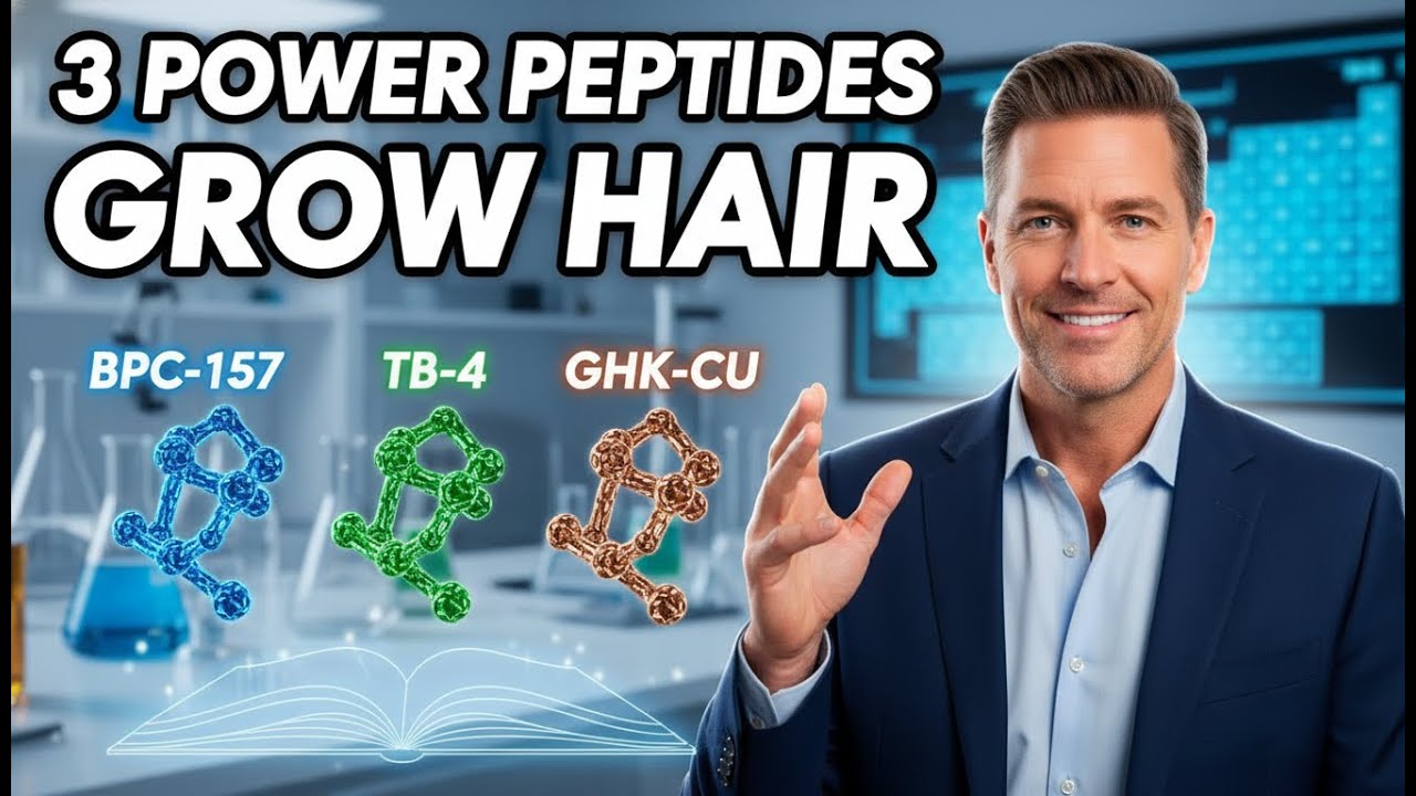 The 3 POWER Peptides: BPC157, TB4, & GHKCU Explained (The Hair Growth Playbook) - YouTube The 3 POWER Peptides: BPC157, TB4, & GHKCU Explained (The Hair Growth Playbook) - YouTube