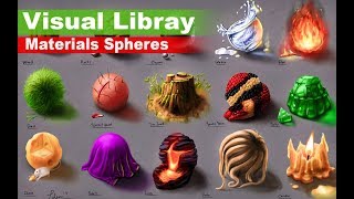 Visual Library Series  Materials Spheres